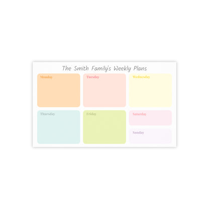 Weekly Planner — Custom Post-it® Note Pads
