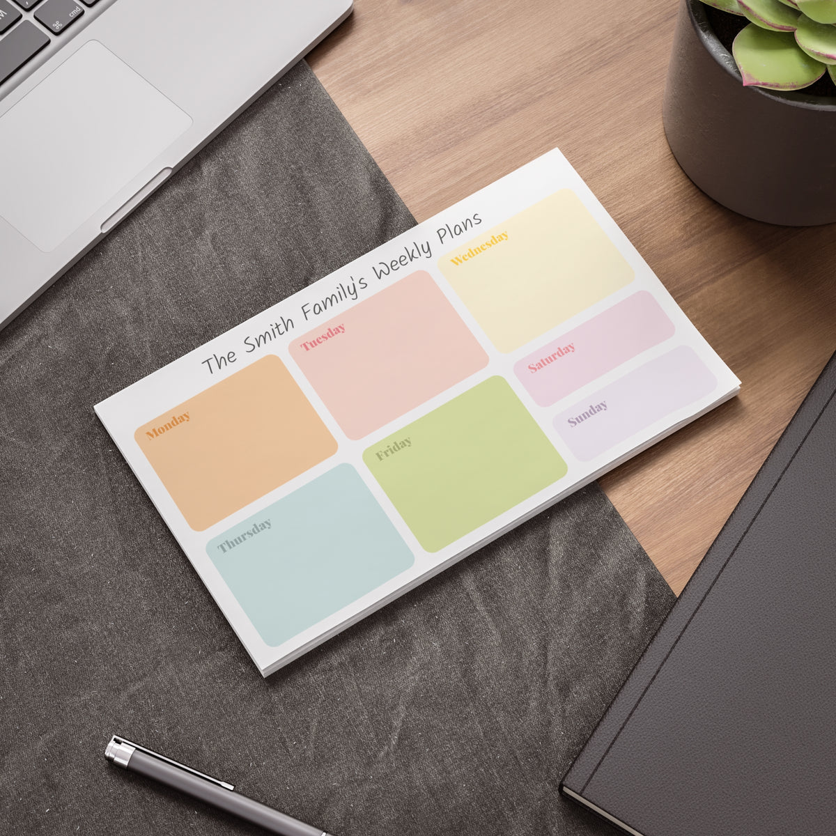 Weekly Planner — Custom Post-it® Note Pads