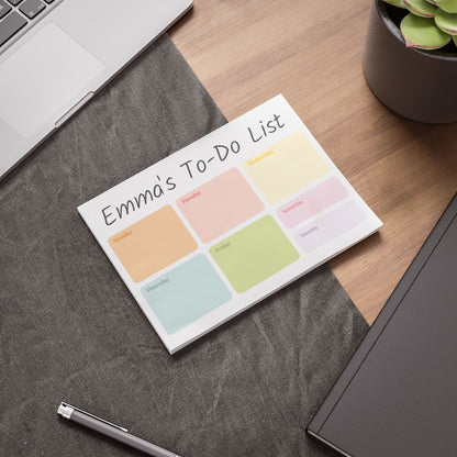 Weekly Planner — Custom Post-it® Note Pads