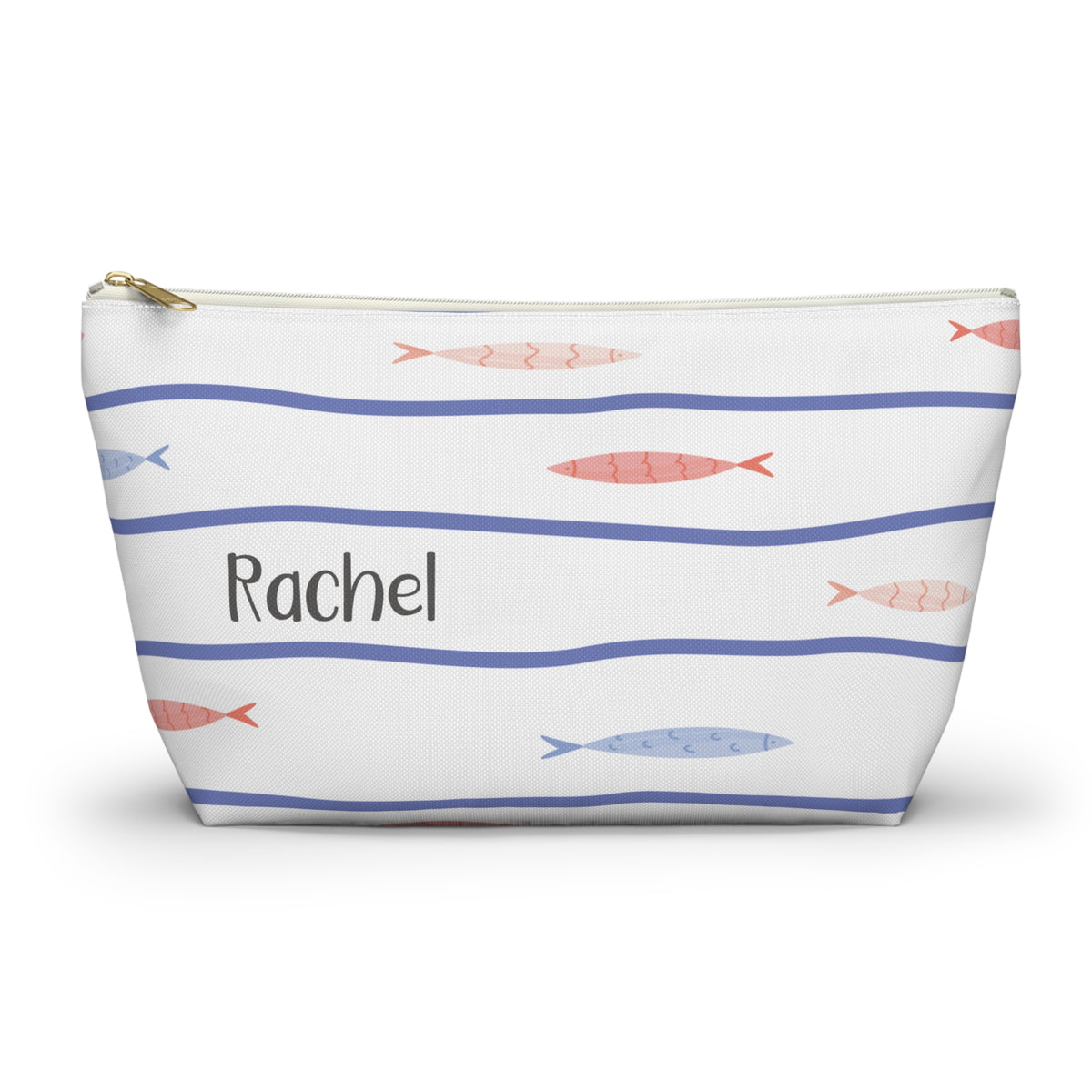 Cute Fish — Personalized Accessory Pouch | 2 Size Options