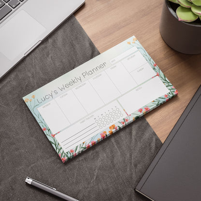 Floral Weekly Planner — Custom Post-it® Note Pads