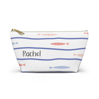 Cute Fish — Personalized Accessory Pouch | 2 Size Options