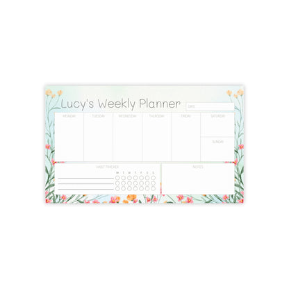 Floral Weekly Planner — Custom Post-it® Note Pads