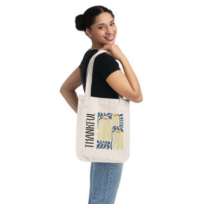 Chamomile - Organic Personalized Canvas Tote Bag