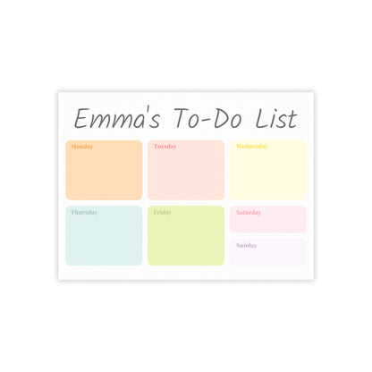 Weekly Planner — Custom Post-it® Note Pads