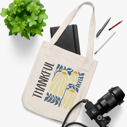 Chamomile - Organic Personalized Canvas Tote Bag