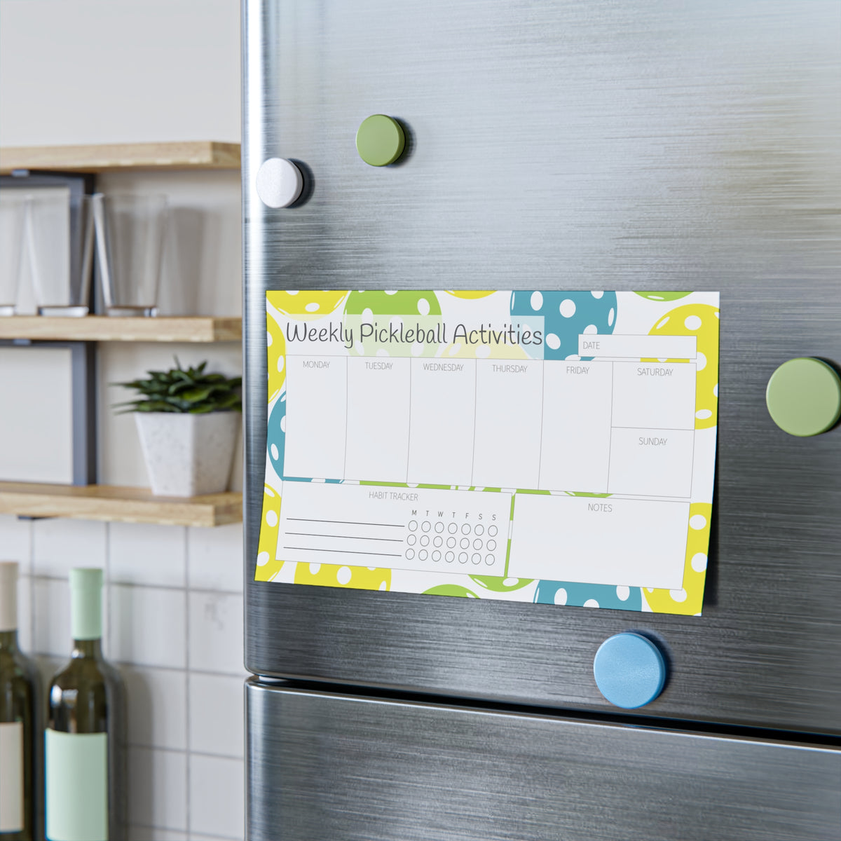 Pickleball Weekly Planner — Custom Post-it® Note Pads