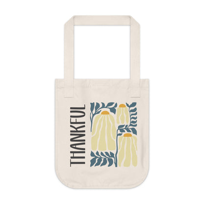 Chamomile - Organic Personalized Canvas Tote Bag